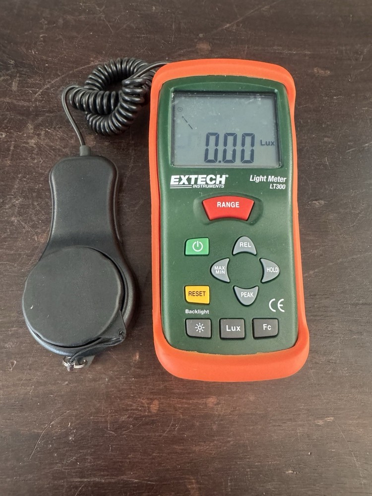 Extech LT300 Digital Light Meter! Tested: WORKS!
