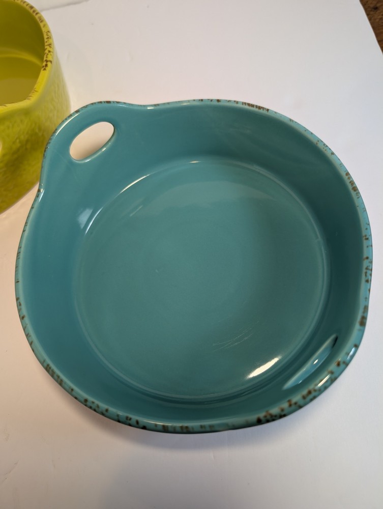 Nesting Bakeware Blue Jean Chef Set/Chef Aimee Blume 2 Piece