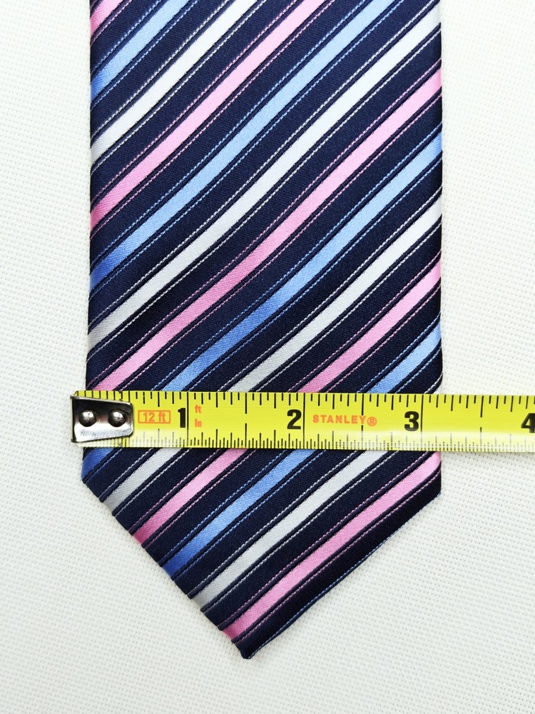 Paul & Shark Yatching Multicolor Diagonal Stripped Pattern Men's Necktie