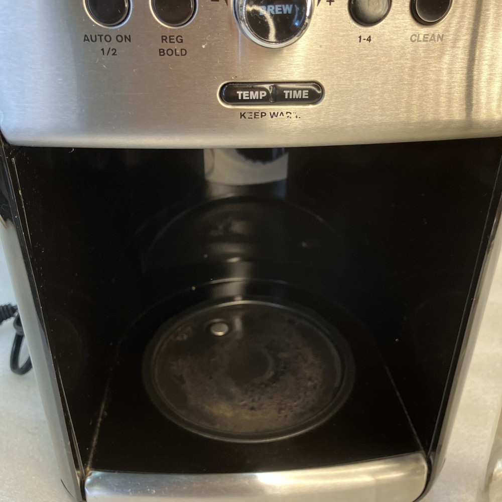 Krups EC314 ThermoBrew Technology 12 Cup Glass Carafe Programmable Coffee Maker