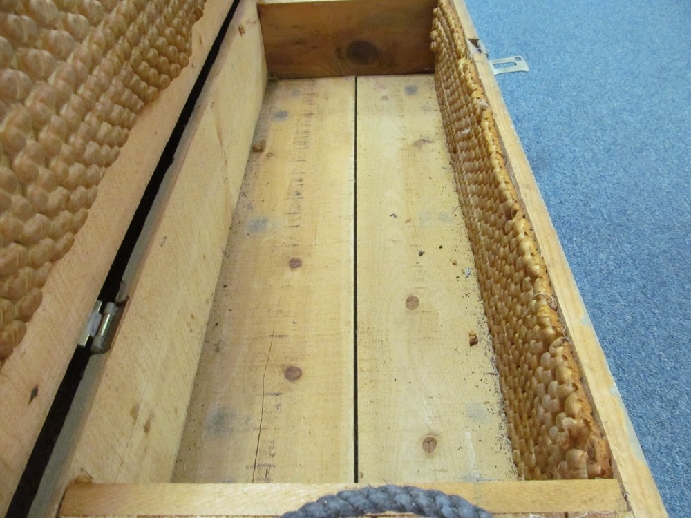 Vintage Empty Ammunition Crate 45" X 14" Crate