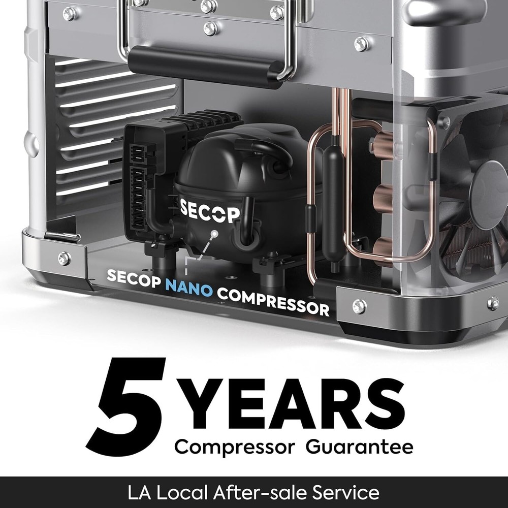 ICECO APL35 12 Volt Car Refrigerator SECOP Compressor -4℉~68℉ for Camping RV