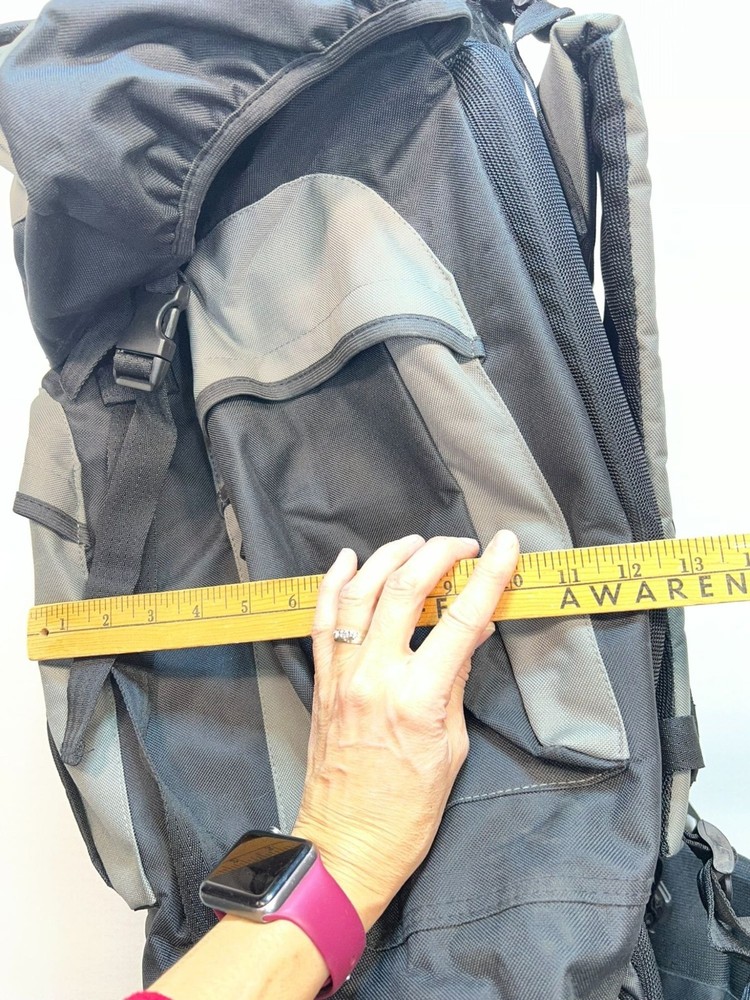 NWT Cuscus Expedition 88 Hiking Camp Travel Backpack Black Grey Outdoors Classic