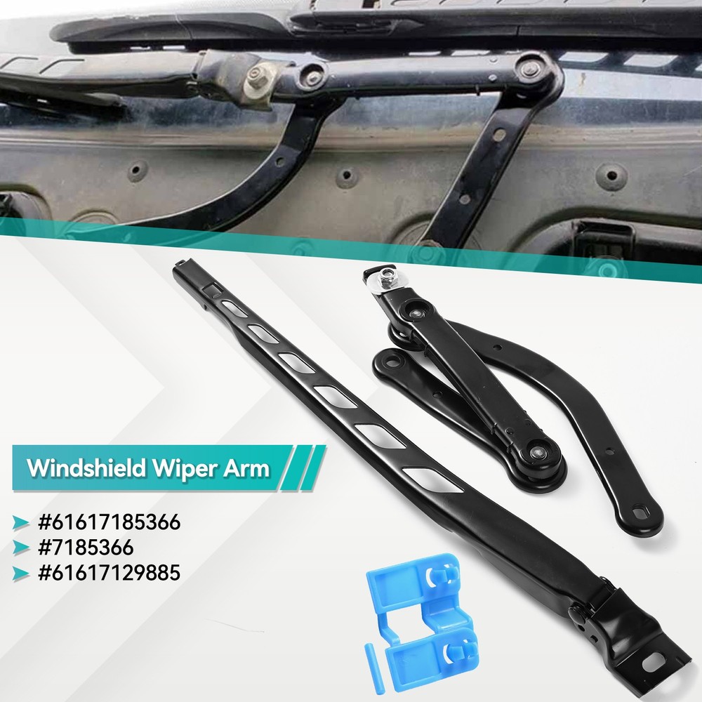 For BMW E60 E61 E63 E64 61617185366 Passenger Right Front Windshield Wiper Arm