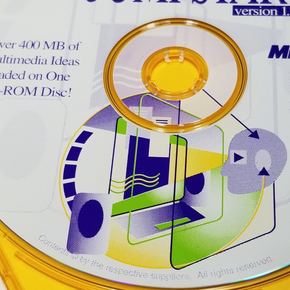 ⭐️⭐️⭐️⭐️⭐️ CD Disc Microsoft Multimedia Jumpstart Ver 1.1a