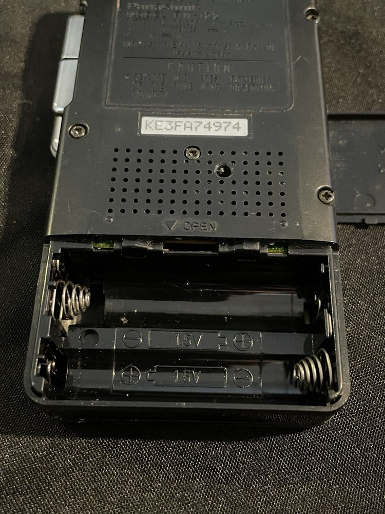 Panasonic Fast Playback Microcassette Recorder RN-122 Voice Activated