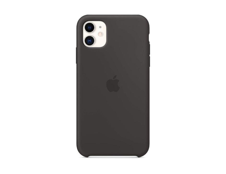 Apple - iPhone 11 Silicone Case - Black MWVU2ZM/A