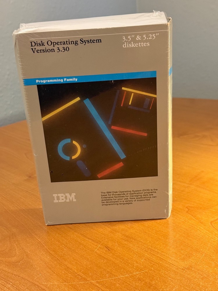IBM Disk Operating System DOS Version 3.30 Disk 3.5"/5.25" SEALED