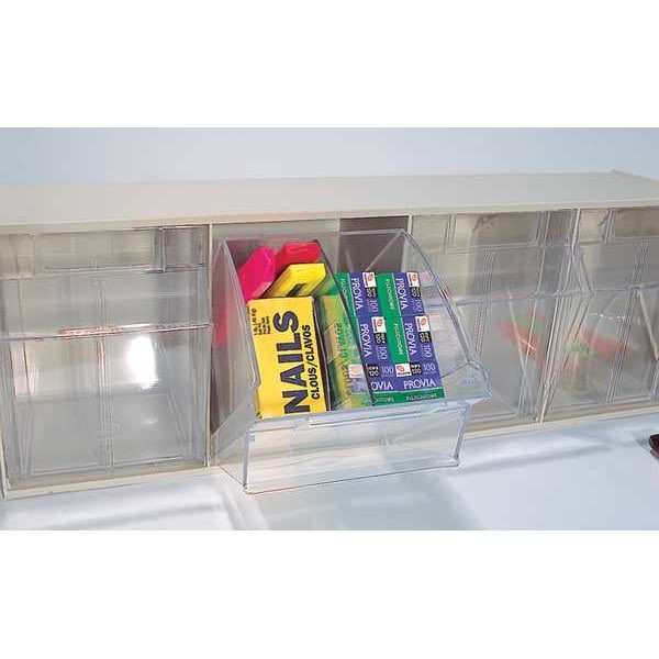 Quantum Storage Systems Qtb306iv Plastic Tip-Out Bin Ivory