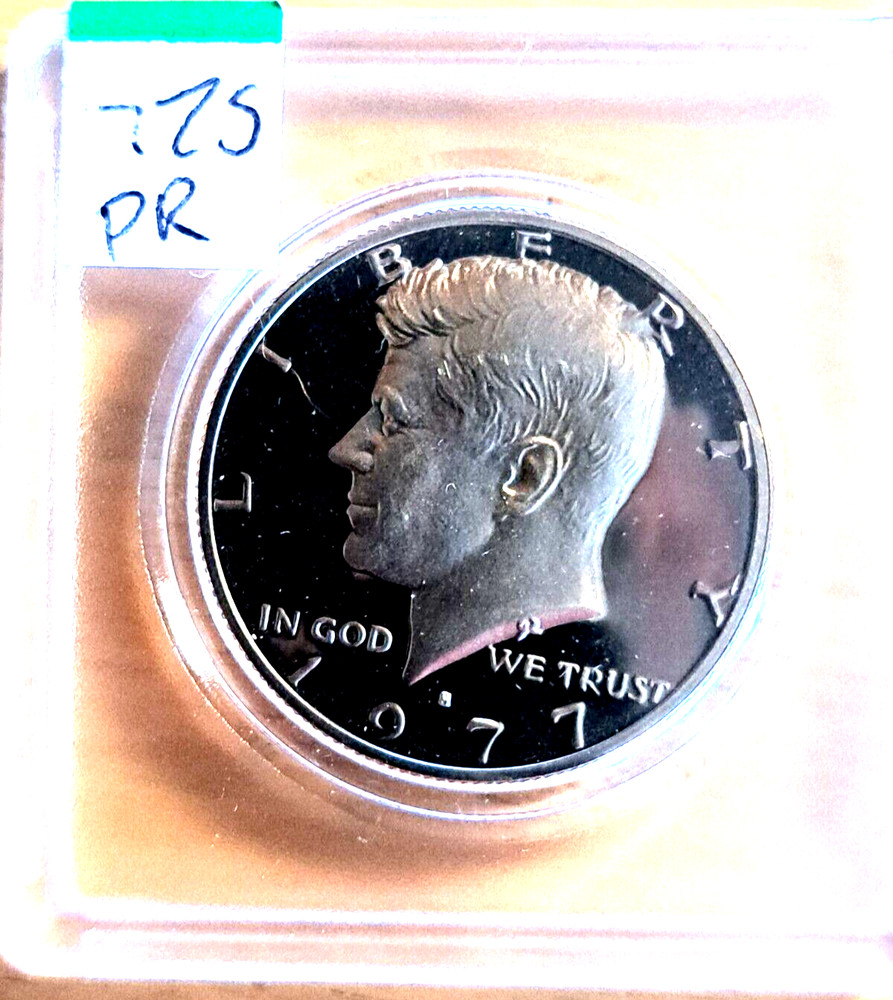 BEAUTIFUL 77S  PRDCAM CLAD KENNEDY HALF