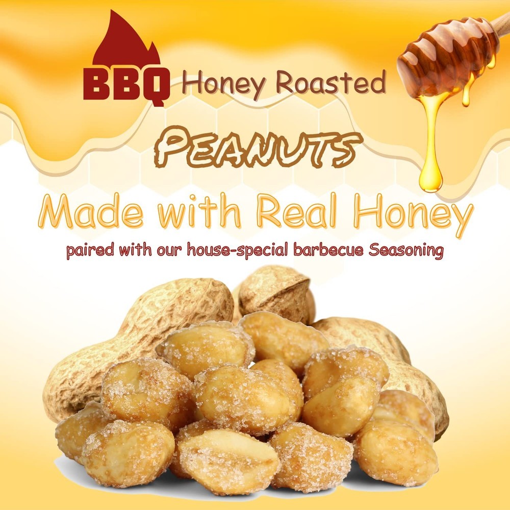 BBQ Honey Roasted Peanuts by It's Delish Bulk 10 Lbs