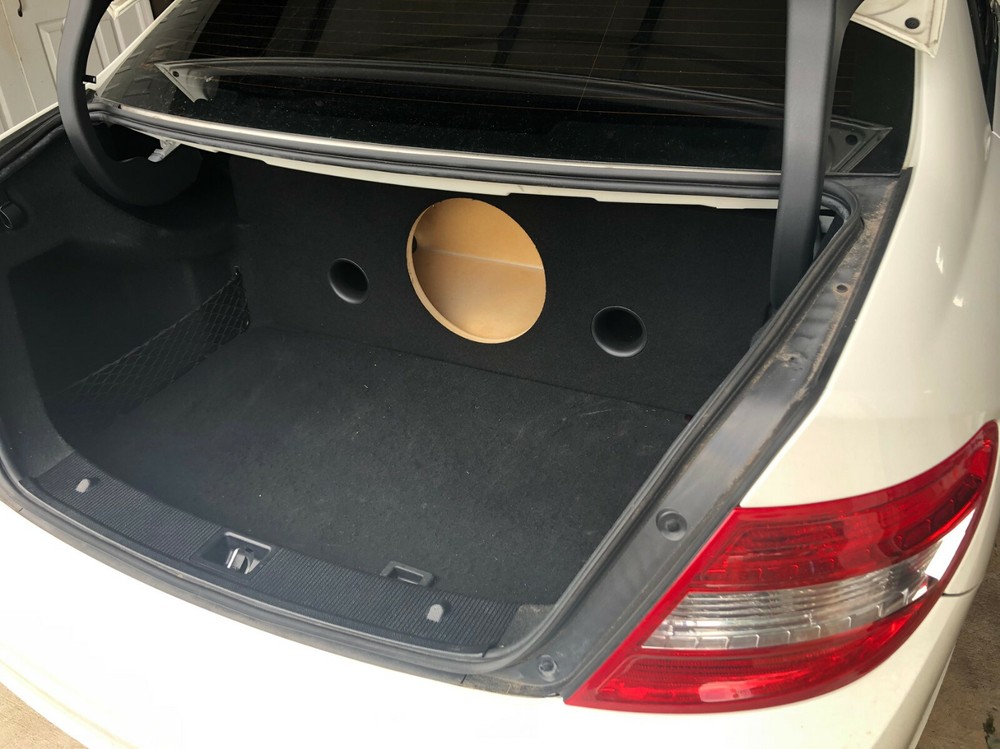 For 2008-2014 Mercedes-Benz C-Class Custom Ported Sub Enclosure Subwoofer Box