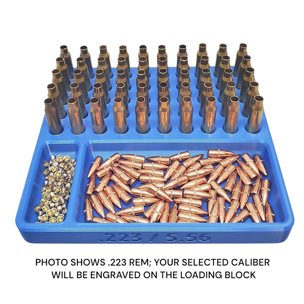 6mm Remington Reloading Bullet Tray 50 Round