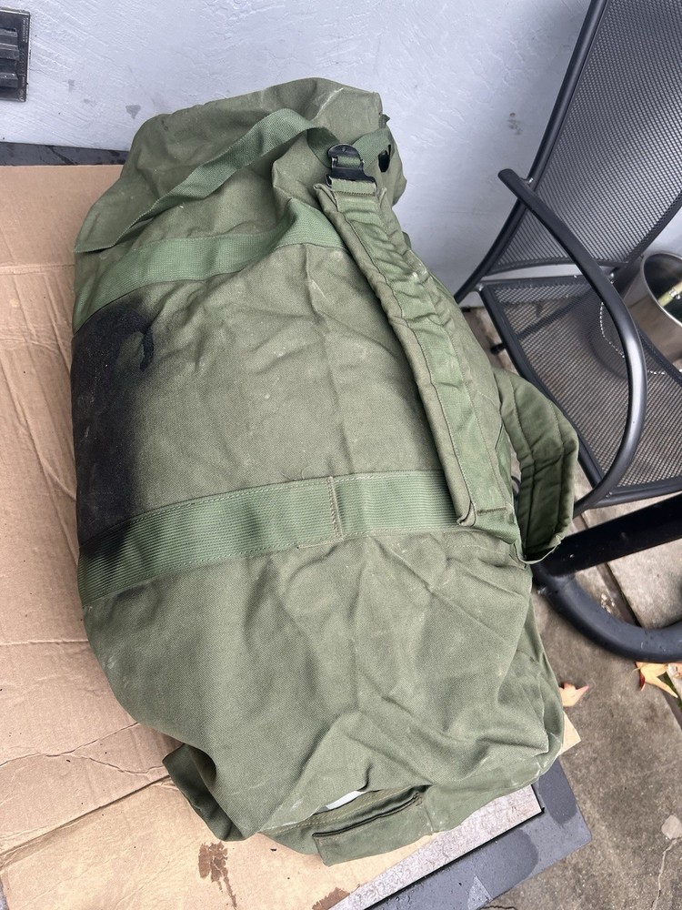 Vintage US Military Duffel Backpack