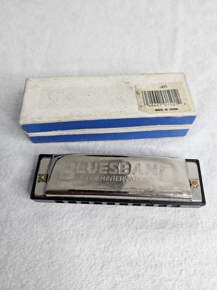 BLUESBAND HOHNER INTERNATIONAL HARMONICA With Box