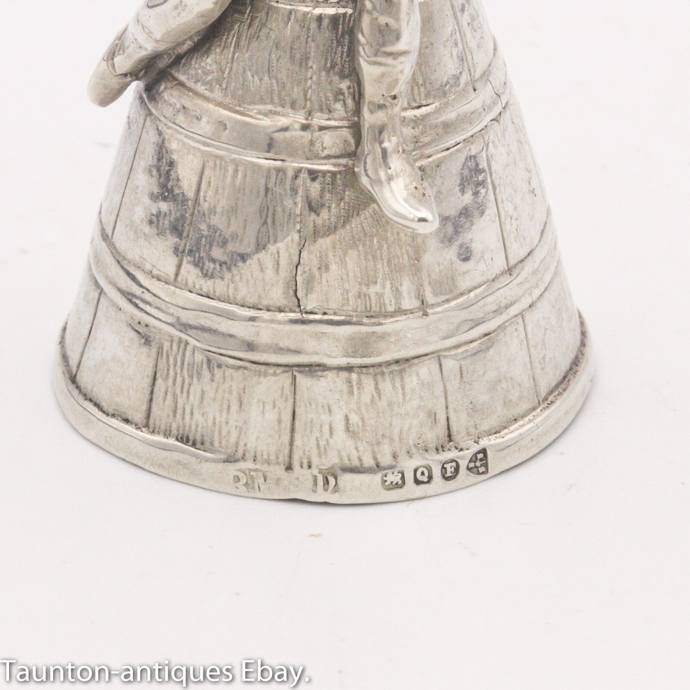Solid sterling silver wager cup Marriage Berthold Muller 1899 Chester jester?