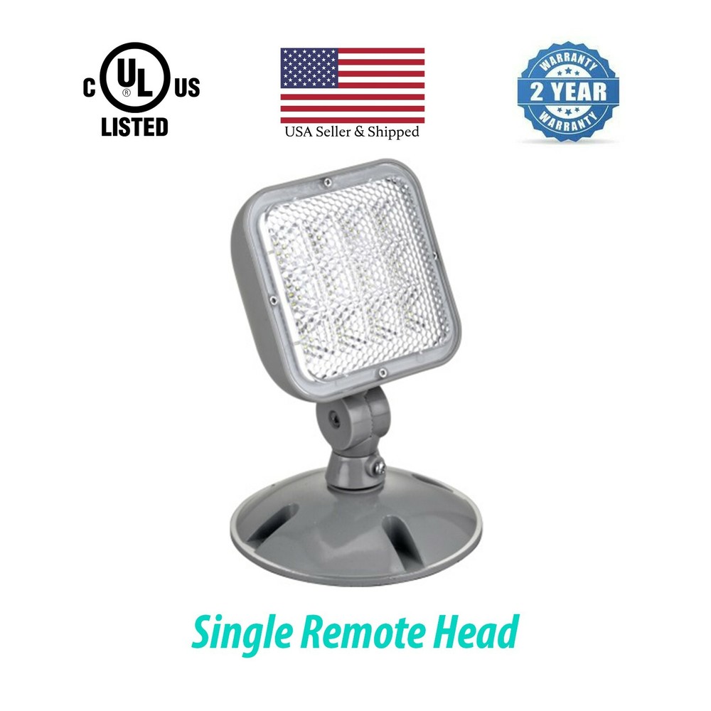 Shine LED Single Remote Head LED Emergency Light - Battery Backup - UL Listed