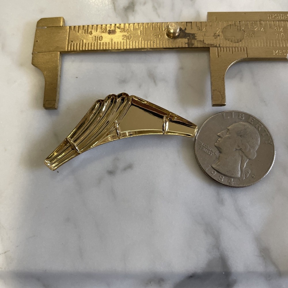 6 VTG Gold Plated Pendant Slides