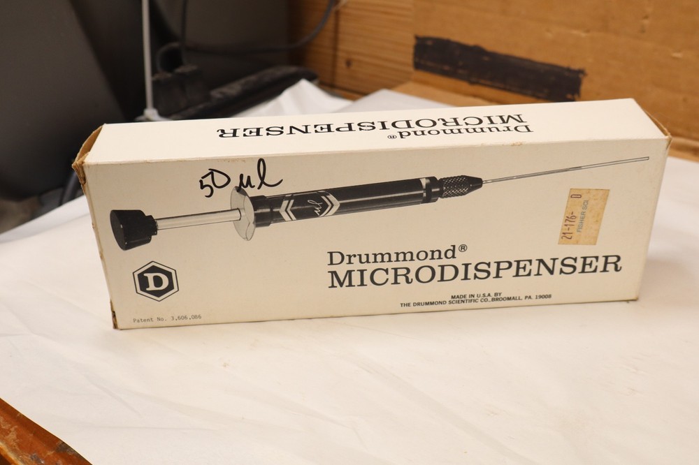 DRUMMOND 50uL Microdispenser Fixed Volume Single Channel Pipet