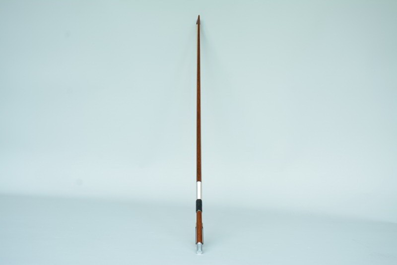 Recommend!! Silver mounted!An IPE Viola Bow ,unique forg! Master Piece!70.5G