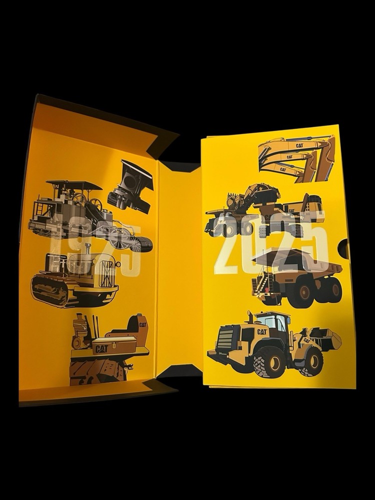 Caterpillar 100 Years Centennial Coasters Set