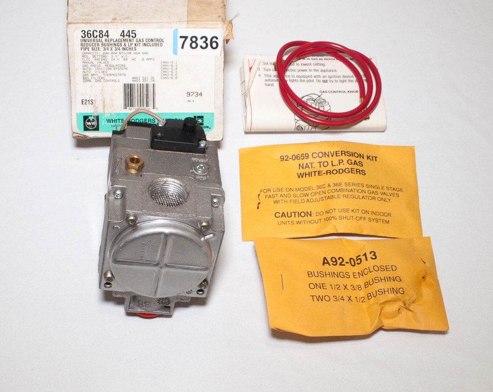 White Rodgers 36C84-445 Gas Control Valve