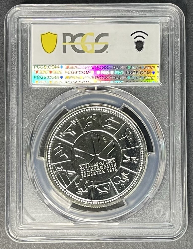 1978 Canada Commonwealth Games Silver Dollar PCGS SP-68