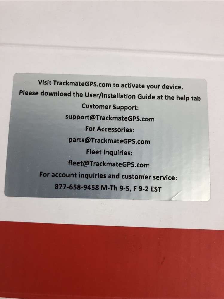 TRACKMATE Real Time gps tracker DASH Hard Wired TRACK MATE