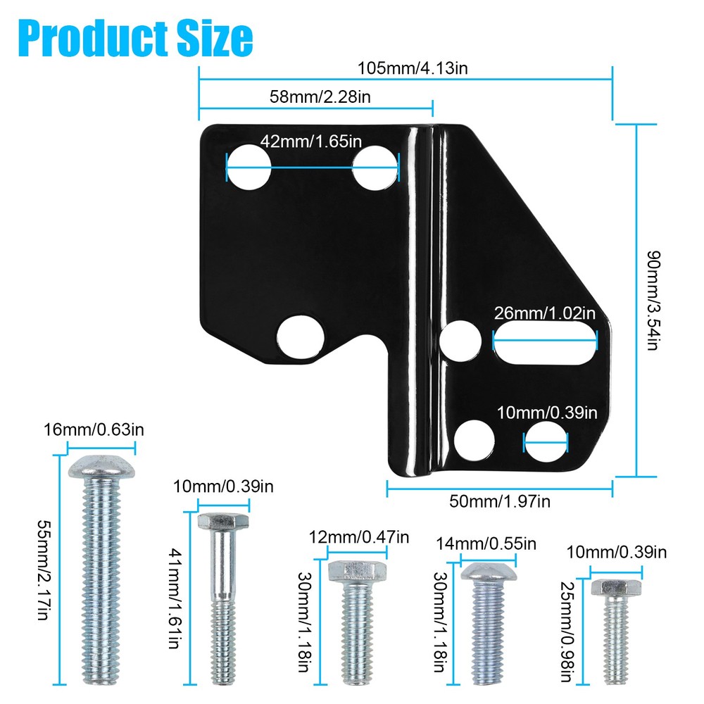 Detachable Front Docking Hardware Kit For Harley Davidson Electra Glide 97-2008