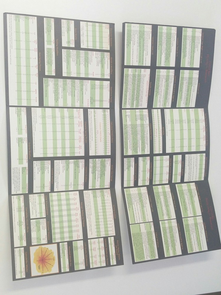 Advanced Dungeons and Dragons: Dungeon Master Screens 1995 AD&D