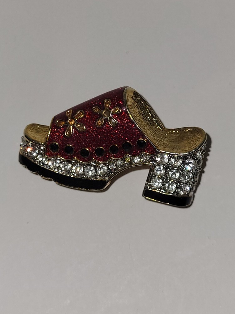 Vintage Pave Heel Pin