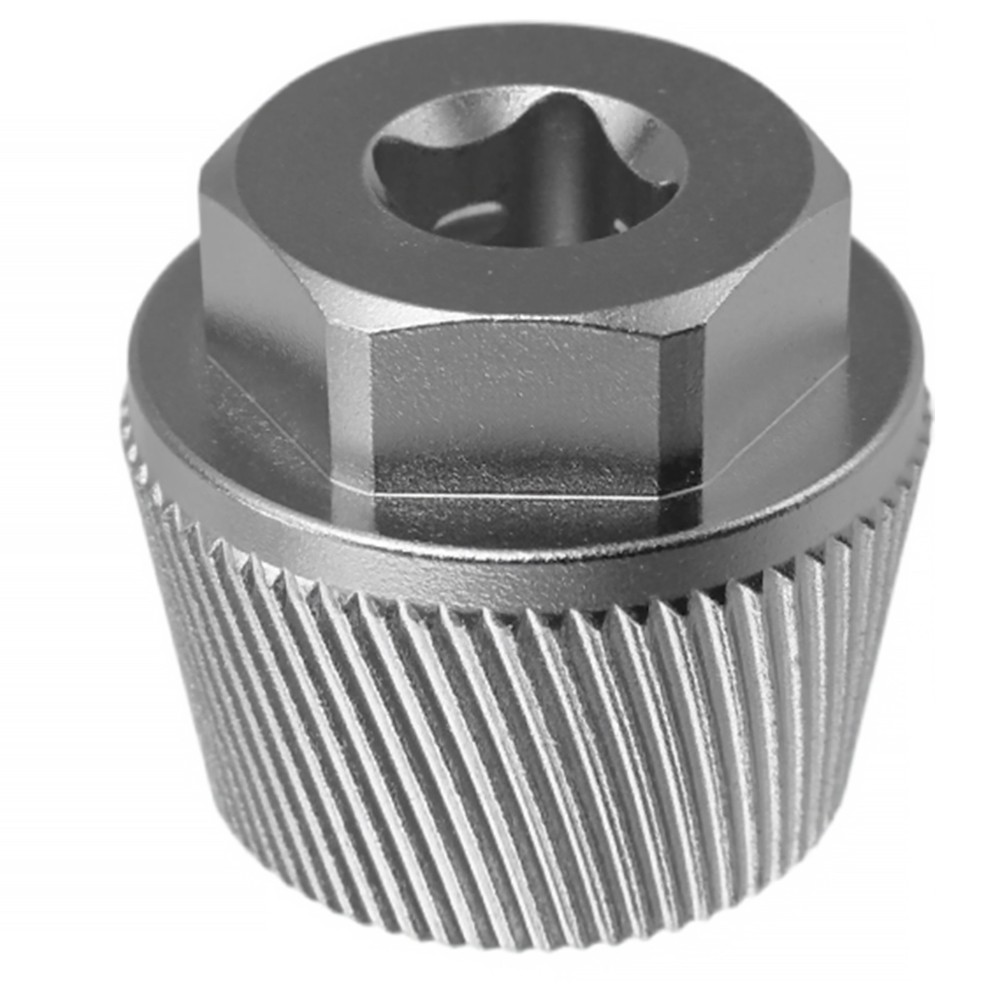 Silver Chrome 1.5'' Tub Drain Extractor with 1/2'' Socket Bathtub Remover