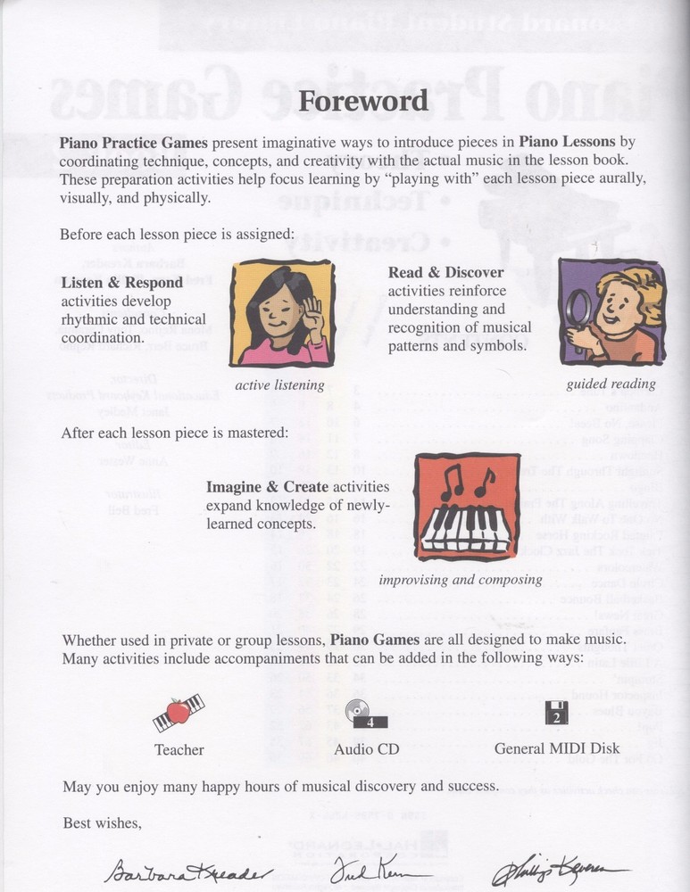 Hal Leonard Piano Practice Games Book 2 Theory Technique Creativity