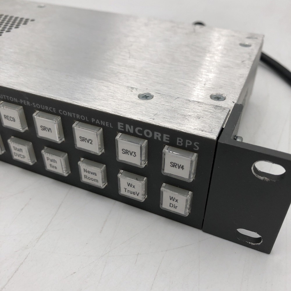 USED Grass Valley - Encore BPS Control Panel POWERS ON AS IS READ A