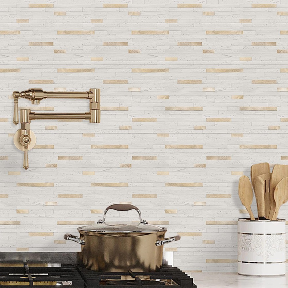 20 Sheets Peel and Stick Backsplash Tile, Stick on Backsplash for Kitchen and...