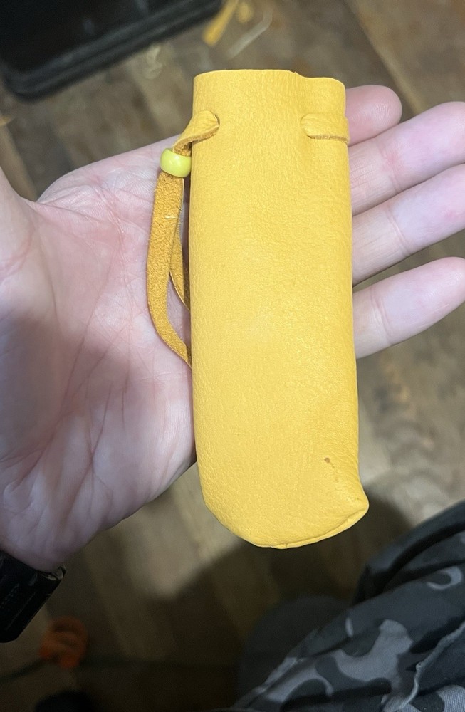 Deerhide Knife Pouch 4.5”x1.5”