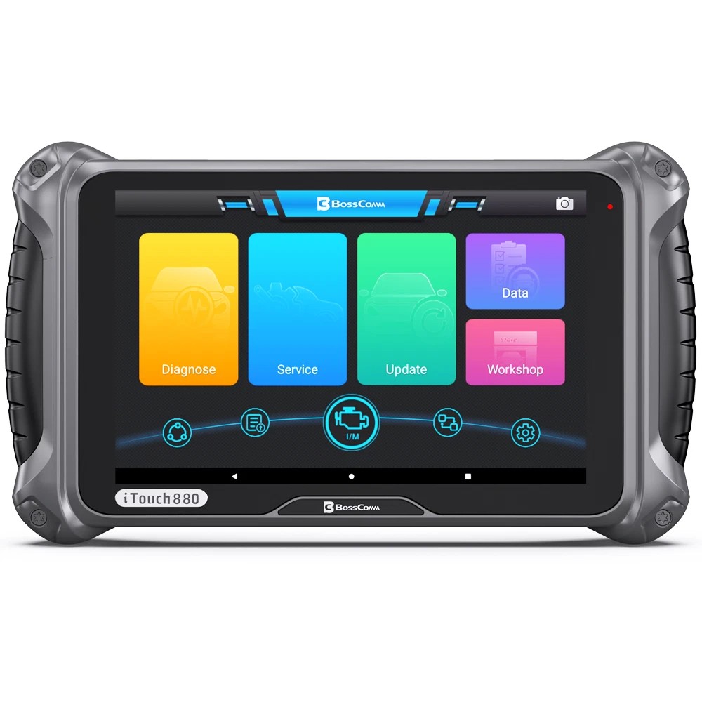 BOSSCOMM iTouch 880 OBD2 Scanner Full System Car Diagnostic Tool EPB Resets