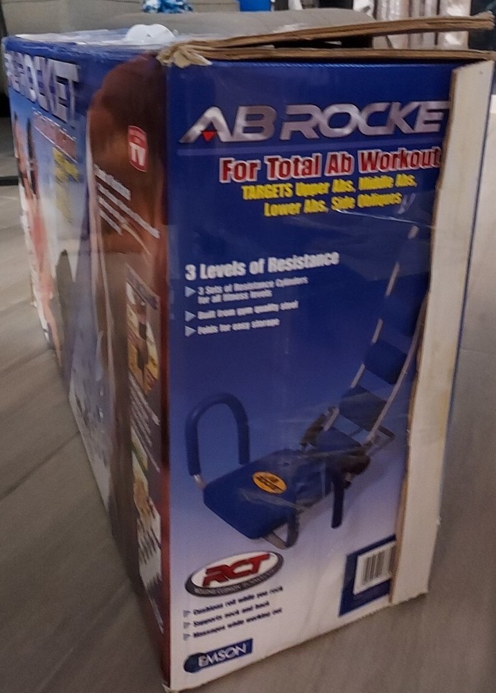 Ab Rocket Abdominal Trainer Core Strength Rocker Total Ab Workout