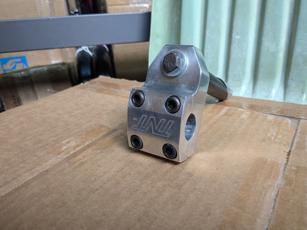 TNT Pro stem silver vintage BMX Nice