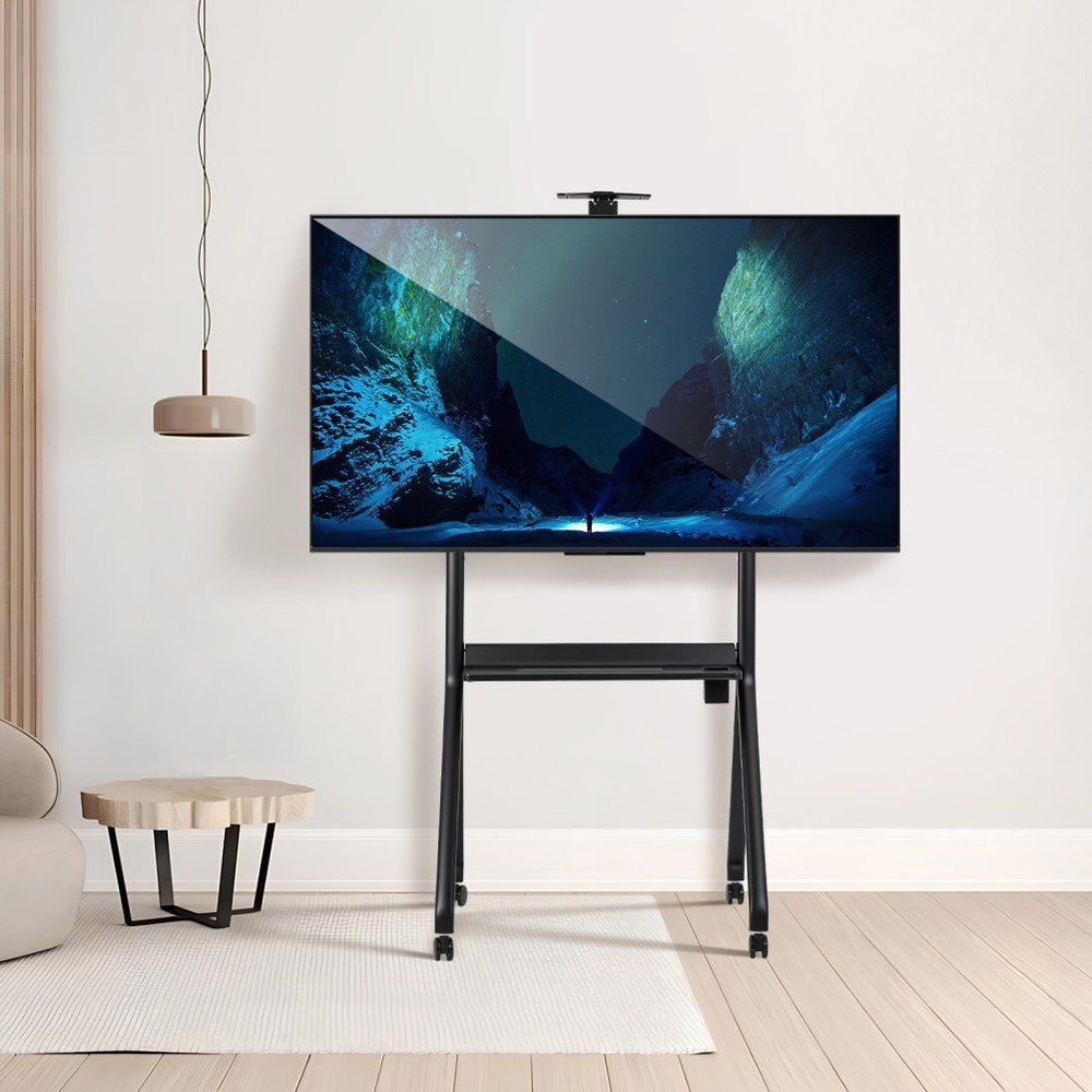 Mobile Cart for Interactive Display 42-86" Universal Rolling Stand Adjust Height