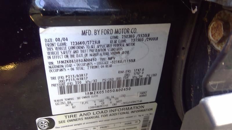 Fuse Box Engine Fits 05-07 FIVE HUNDRED 178754