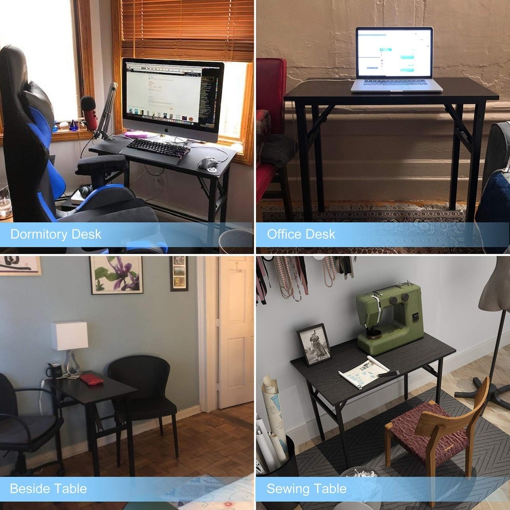 Need Folding Desk - 31 1/2" No Assembly Foldable Small Computer Table,Sturdy ...