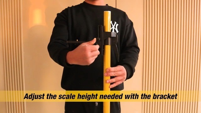 12Ft Adjustable Telescoping Laser Level Pole Tripod - Dual Thread Adapter & Case