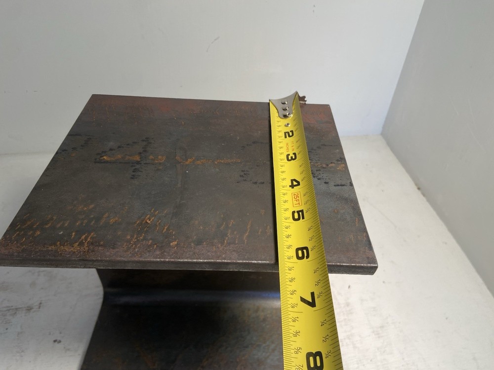 7+" Long 6 x 6 I-Beam Anvil