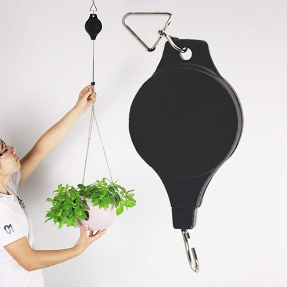 Adjustable Plant Hanger Pulley - 6-Pack Easy-Access Solution for Your Garden