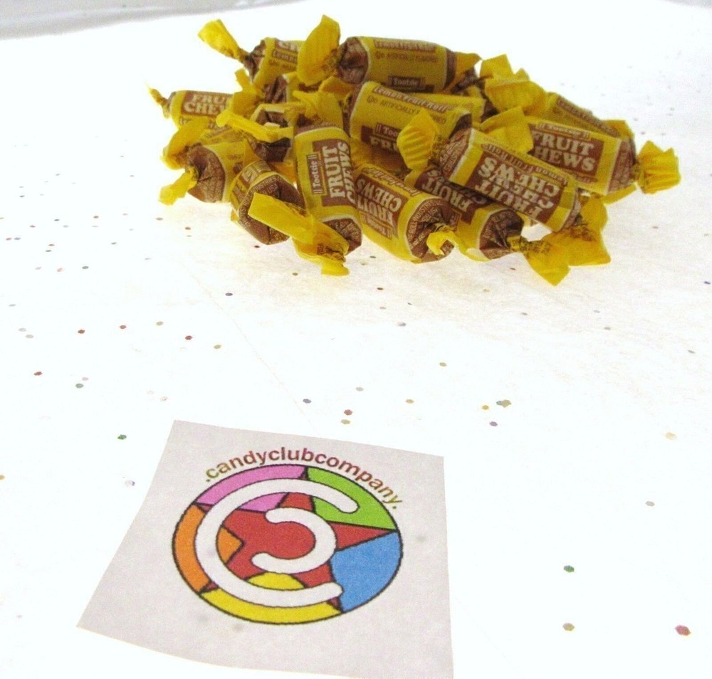 Tootsie Roll Lemon Fruit Chews Candy One Pound ~ 16oz