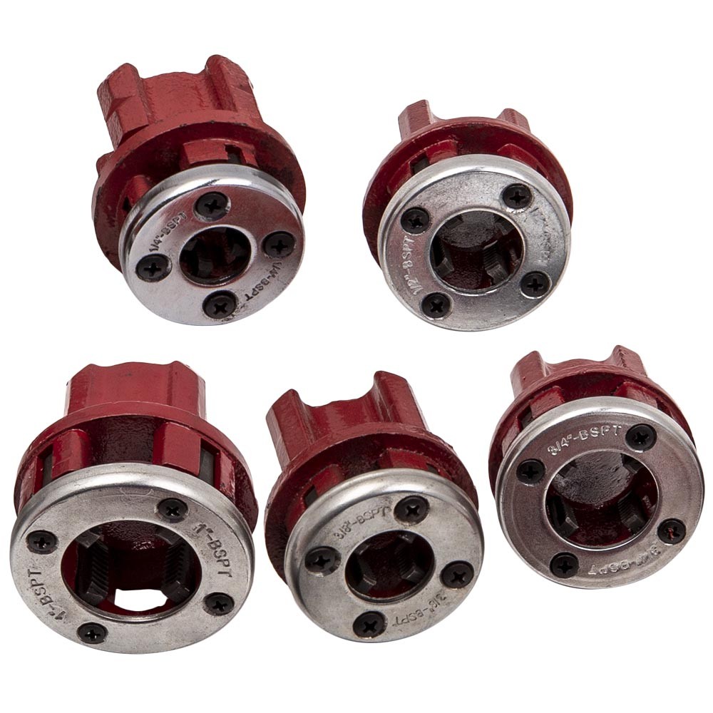 Ratchet Pipe Thread Threader Die Handle Tube Lengthening Bar Tool set 3/4''