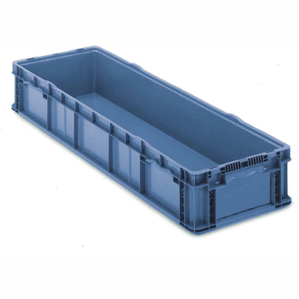 ORBIS Stakpak Plastic Long Stacking Container 48 x 15 x 7-1/2 Blue