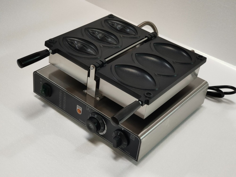 Kolice Commercial Strange Shape Waffle Iron Machine, Waffle Sticks Machine