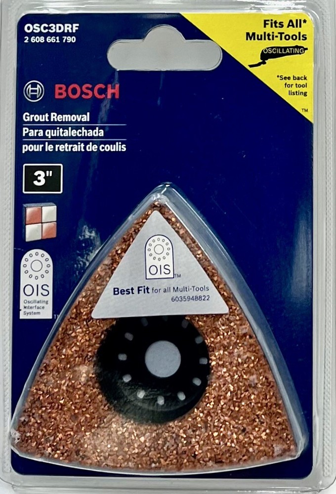 Bosch OSC3DRF 3-Inch Carbide-Grit Delta Rasp